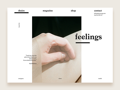 Desire Landing design landing minimal ui web