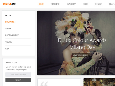 Dreame - Responsive Design