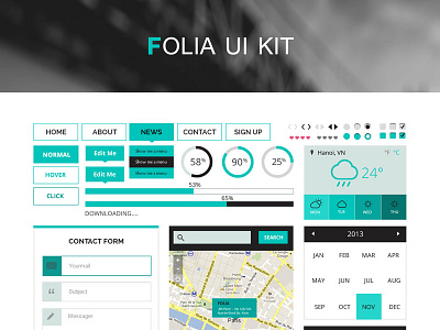 Folia UI - PSD Kit