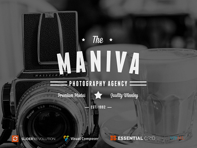 Photography Agency - Maniva WordPress Theme