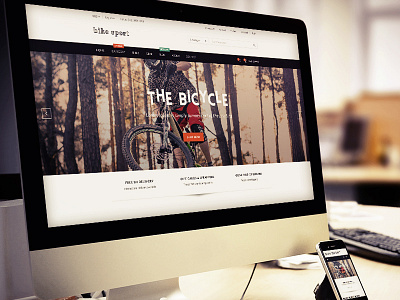 Bike Sport - Hikashop Joomla Template bike clean commerce ecommerce flat hikashop minishop shop sporty