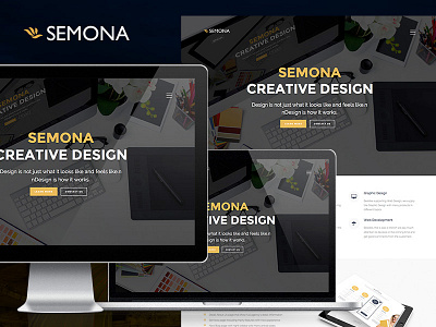 Agency Semona - Creative Joomla Template agency business company creative responsive semona