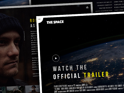The Space - Single Film Campaign WordPress Theme background video creative film fullscreen gallery music video