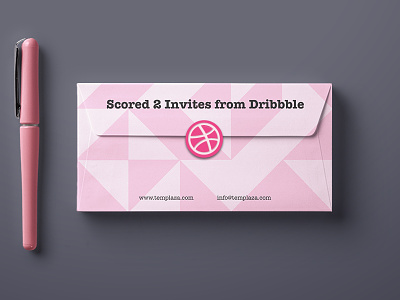 Scored 2 invitations from Dribbble debut dribbble invitation invite
