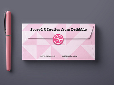 Scored 2 invitations from Dribbble