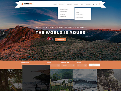Aventura - Travel & Tour Booking System WordPress Theme adventure booking holiday reservation tour tour agency tour booking tour management tour operator travel trip vacation