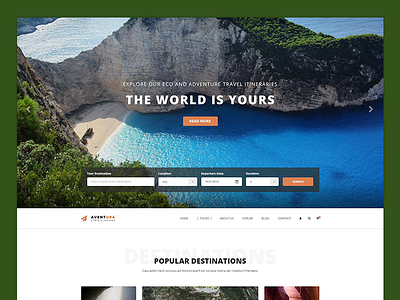 Home Ver5 - Aventura WordPress Theme adventure booking holiday reservation tour tour agency tour booking tour management tour operator travel trip vacation
