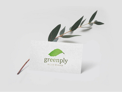 Greenply branding business design green logo simple