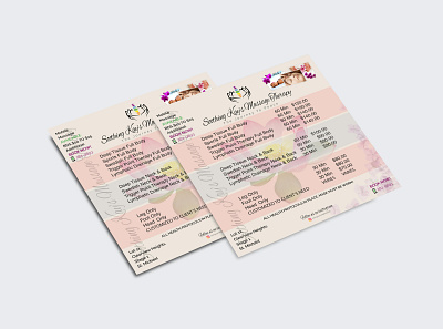 Price list design banner design facebook post graphic design instagram post social media