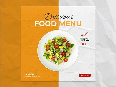 Social Media Banner | Marketing Design | Food banner facebook post graphic design instagram post social media