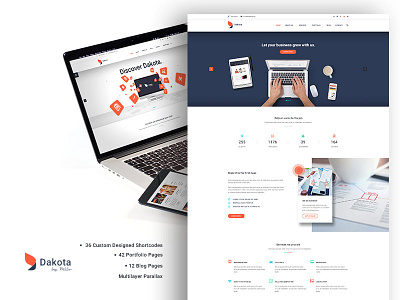 HTML5 & CSS3 Business Template bootstrap business clean css3 html5 modern template themeforest website