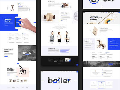 Boiler – Creative Agency PSD Template agency creative psd psd download psd template themeforest website