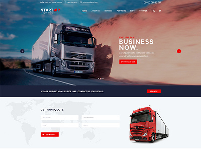 StartUp - Basic Business HTML5 & CSS3 Template architecture auto shop business cargo cleaning construction corporate financial gardening trasnport