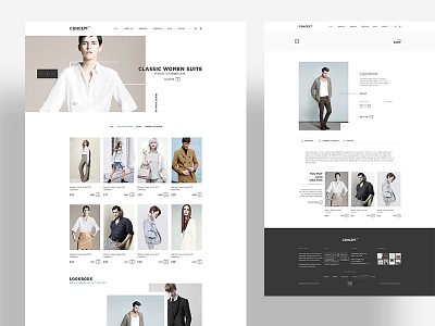 Concept WordPress Theme - Shop Version blog concept ecommerce fashion products shop store whoocommerce wordpress theme