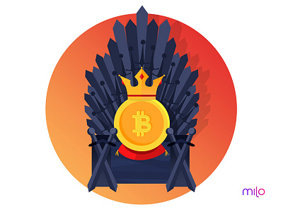 Games Of Bitcoin bitcoin crypto cryptocurrency design download flat design free freebie illustration