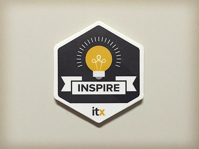 Inspire Sticker branding illustration itx marketing sticker