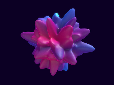 Jelly Flower 3d abstract ae element experiment motion