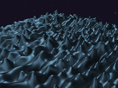 Space Waves abstract ae c4d experimental morphing motion