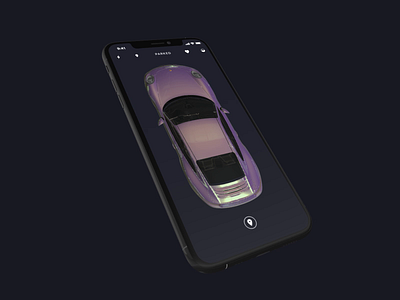 Porsche Park 3d 3d animation ae app design ios motion ui ux