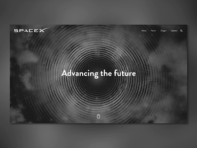 SpaceX 3d 3d animation ae blackhole future motion space spacex ui
