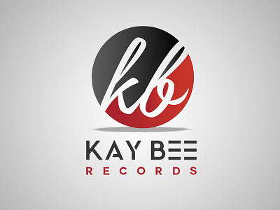 Kay Bee Records branding creative logo recordlabel typography