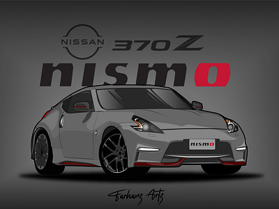 Nissan 370z illustration car illustration
