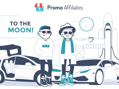 To The Moon affiliates lambo promo to the moon