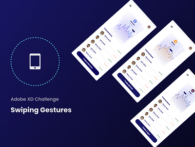 Swiping Gestures | Cryptocurrency Application 3d adobexd adobexdmasterclass animation app banking branding cryptocurrency design figma gestures graphic design illustration logo mobile motion graphics purple swipe ui ux