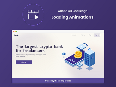 Loading Animations for Crypto Bank 🏦