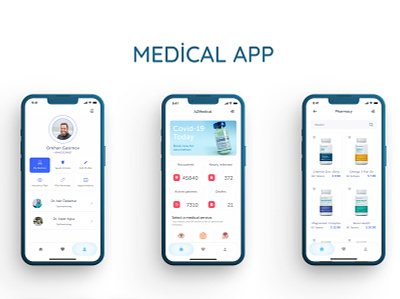 Medical app design figma medical mobile design profile telemedicine ui uxdesign