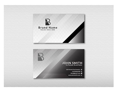 Modern corporate business card template design by Mithun black and white business card branding business card business card design business card templete editable business card graphic design minimalist business card thank you card tranding business card typography business card visiting card