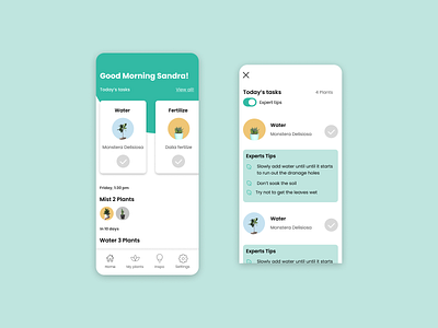 Plant care app