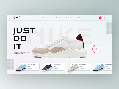 Online Sneakers Store Ui Design