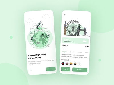 Travel Service - App Design Concept app design app adventure illustration mobile app travel agency travel app travel ui ux