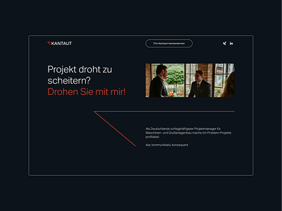 Kantaut - Website advisor black books business consultant consulting corporate flow line linear manager path red responsive ui ux webdesign webflow website