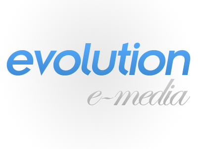 Evo Logo Dribbble evolution e media identity logo logotype