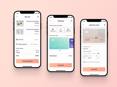 Daily UI #002 - Credit Card Checkout