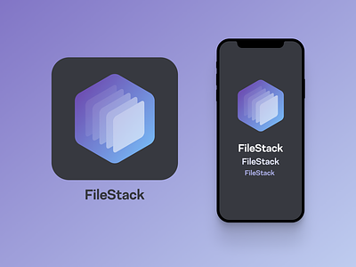Daily UI #005 - App Icon for FileStack dailyui design figma icon ui