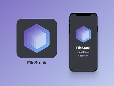 Daily UI #005 - App Icon for FileStack dailyui design figma icon ui