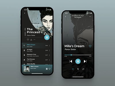 Daily UI #009 - Music Player Screen dailyui design ui