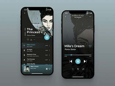 Daily UI #009 - Music Player Screen