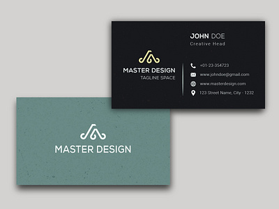 Minimalist - Business card business card design business card mockup business card template clean design gold business card icon business card luxury minimal minimalist modern trending card visiting card