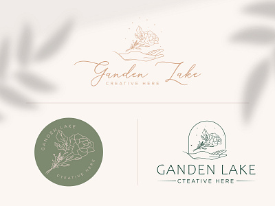 Botanical Flower Logo Template. beauty botanic botanical logo business cute design element fashion floral flower flower logo icon illustration logo lush botanical minimalist natural plant simple wedding