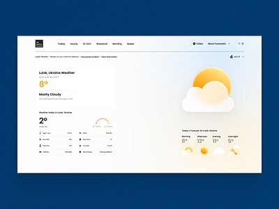 The weather channel — website redesign design graphic design redesign ui ux weather website