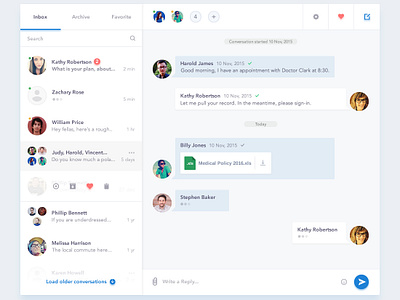 Messaging by Ritesh Malviya on Dribbble