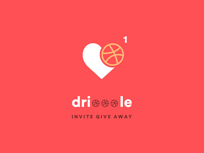 Dribbble Invite 1 away change draft dribbble gift give heart invite player prospect valentine