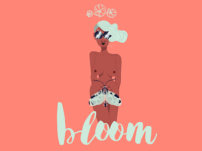 Bloom boobs bugs firstshot glares illustration lady nude