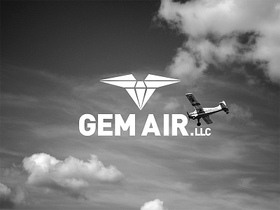 Gem Air airline airline logo airplane fly flying graphic design logo logo design