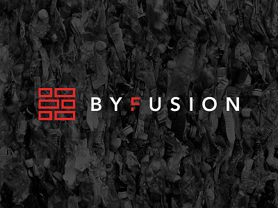 ByFusion block bricks building block construction logo logo design plastic recycle