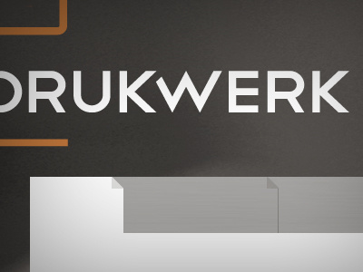 Drukwerk interface logo typeface typography